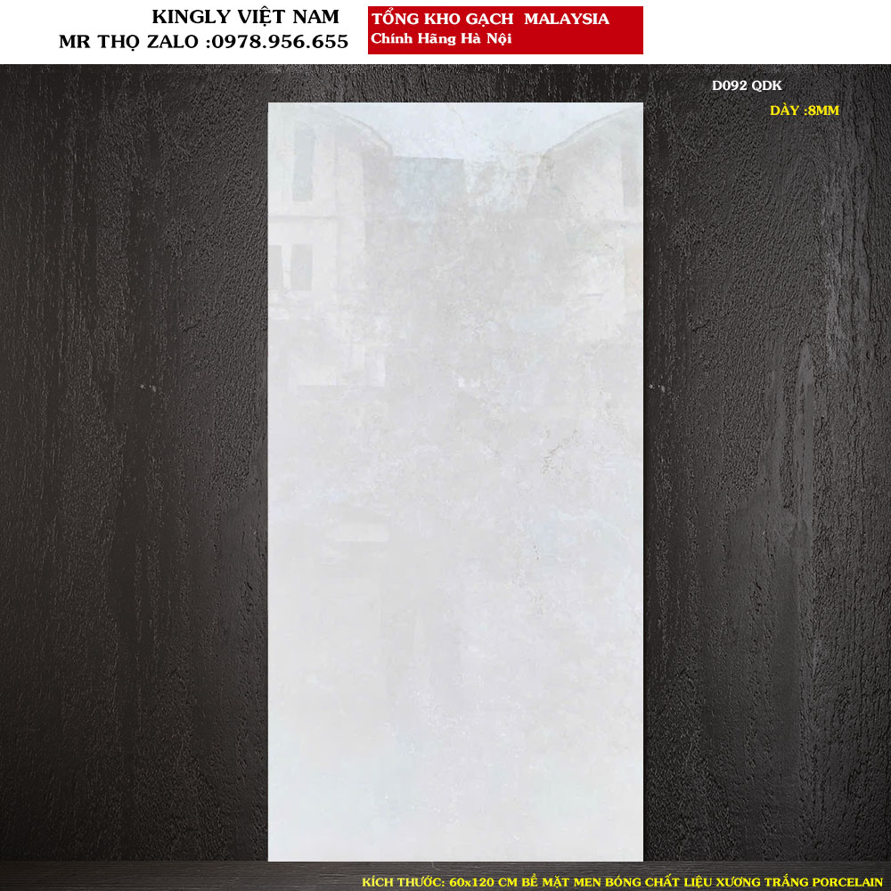 Gạch Malaysia 60x120 cm D092 Loại 1